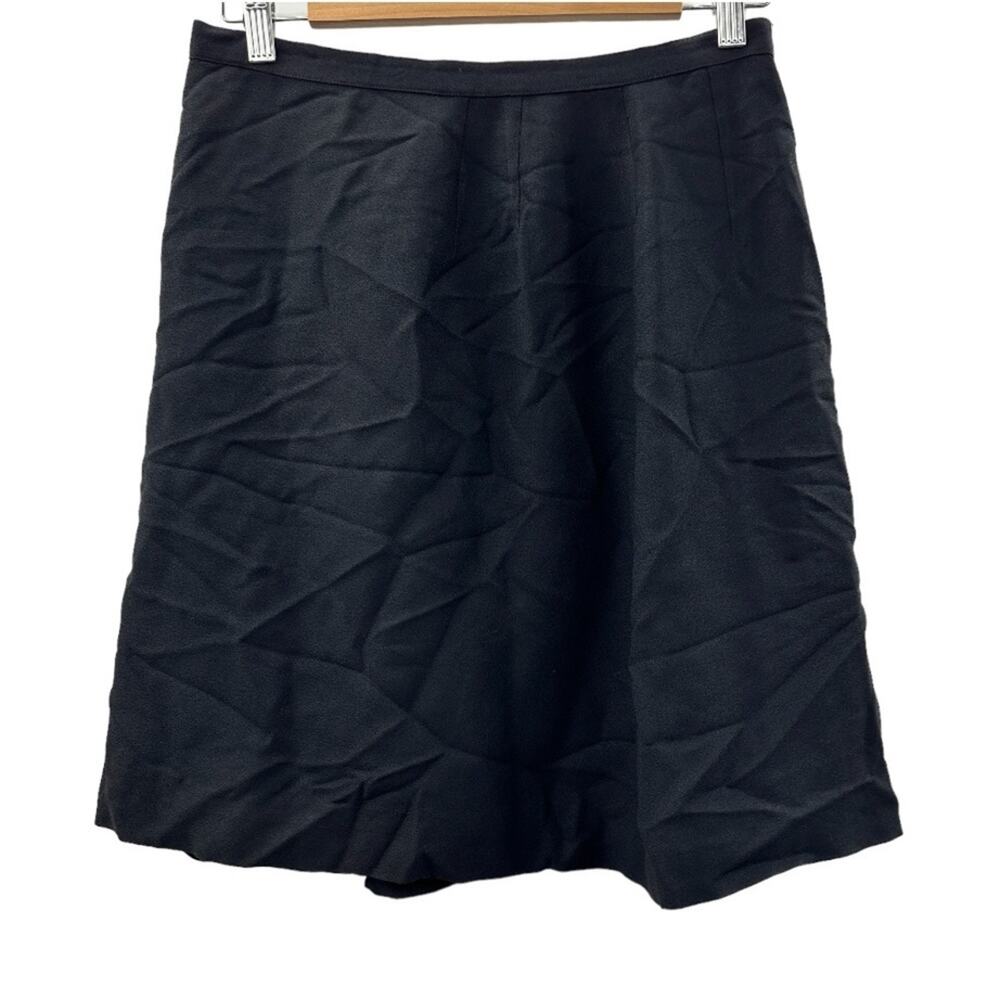 Vintage Gianni Sport Black Made in USA‎ A-Line Mini Skirt Size 12